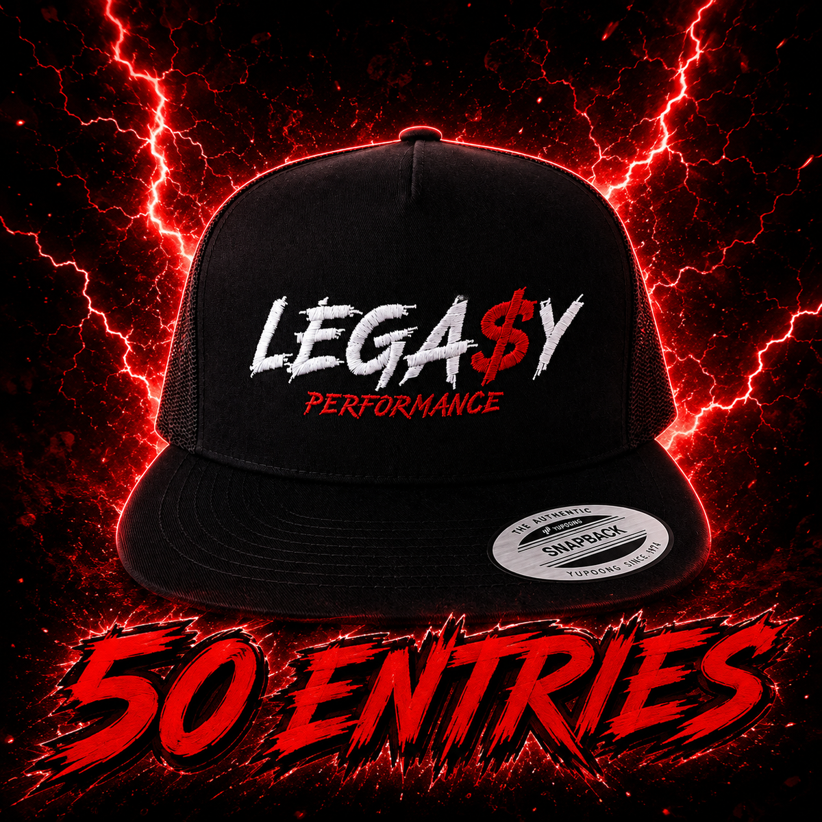 LEGA$Y PERFORMANCE GIVEAWAY HAT ($)